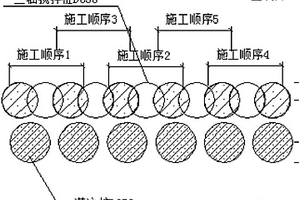 基坑不对称止水帷幕的施工方法