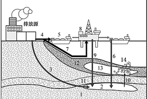 利用水合物封闭的二氧化碳海底咸水层封存方法