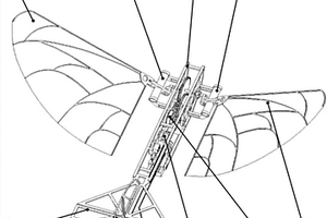 可前后扫掠式的扑翼飞行器装置