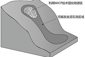 基于原位激发微生物固化技术的泥石流防治方法