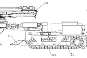 适用于矿山井下端面的综掘钻装一体机