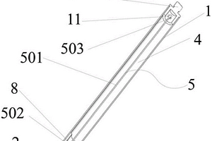 在煤矿钻孔轨迹测量施工中防掉钻的推送杆