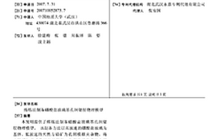 熔炼法制备硼酸盐玻璃基孔洞储层物理模型