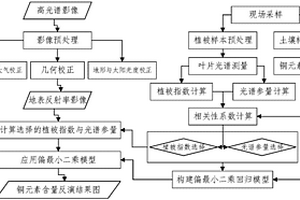 基于叶片实测光谱的植被覆盖区土壤铜元素反演方法