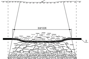 中远距离保护层开采保护范围的测试装置及其测试方法