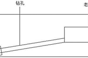 长距离大口径钻孔疏放老空水的结构及方法