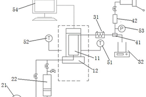 高温高压条件下可控流体流动的成岩模拟实验装置