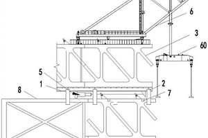 钢桁梁底部运梁的运输装置