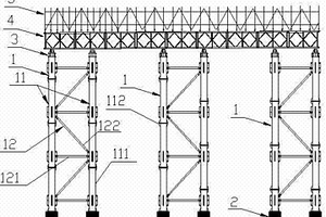工具式装配钢管立柱结构