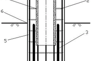 水泥杆锚杆基础加固结构