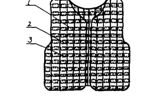 高温作业防护服内衬隔汗竹质背心