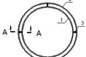 用于抗压钻孔灌注桩试桩非摩擦段的双层套筒