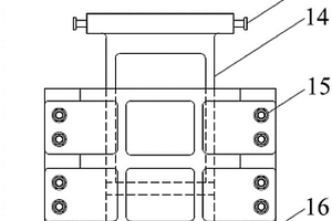 米级尺度缓冲材料1/8扇形砌块压制模具