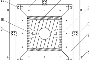 米级尺度回填材料大型方形砌块压制模具及砌块制备方法