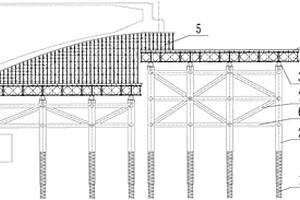 悬臂T型刚构的现浇支架及施工方法