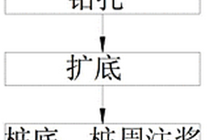 预应力混凝土异形桩预钻成孔扩底注浆施工工法