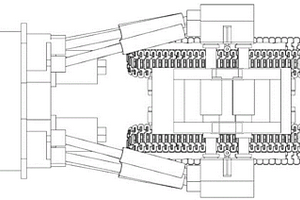 用于自行进巷道掘进机的推进装置