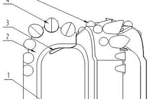 适于硬塑性地层的PDC钻头