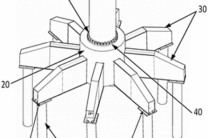 桩梁拼接组合式风电基础结构及其施工方法