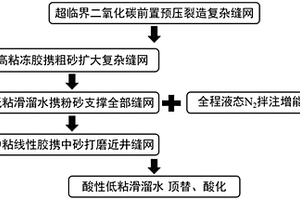 基于超临界二氧化碳前置预压裂的复合压裂工艺