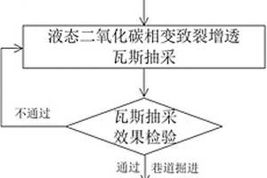 高瓦斯低渗煤层液态二氧化碳相变致裂石门揭煤方法