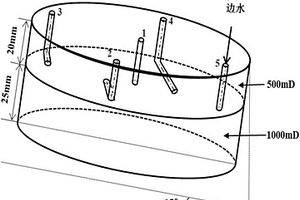 水平井组协同吞吐室内模拟方法