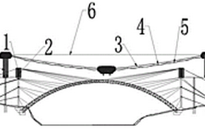 用于斜拉挂扣法施工拱桥的墩柱