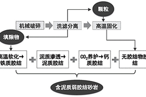 含泥质弱胶结砂岩重塑方法