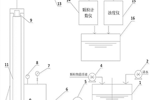 用于坝体排水孔中过滤体的颗粒物截留性能的检测方法