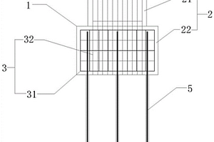 铁塔桩基结构及其制备方法