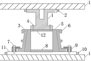 缓冲材料圆形砌块分体式压制模具及砌块制备方法