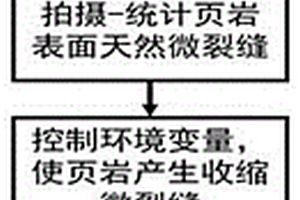 单一环境变量下页岩收缩微裂缝发育密度评价方法