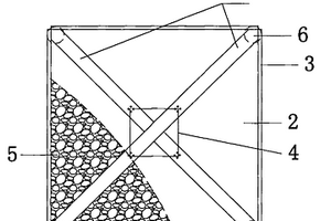 钢十字梁式可拆卸塔基构筑方法及结构