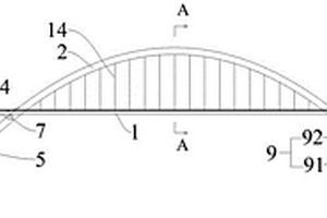 适用于超高速铁路的中承式拱桥
