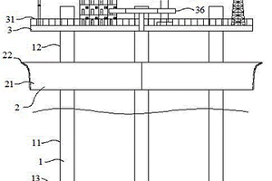 自升齿轮齿条式海洋油气开采结构装置