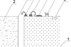 适用于高水位条件的垃圾填埋场柔性阻隔墙施工方法