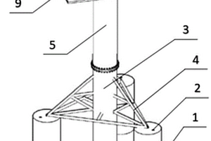 吸力筒式单桩基础结构