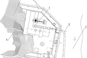 用于山区水电站的岸边厂房结构