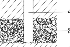 引孔沉桩穿越砂砾层施工结构