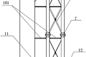 桥梁边跨现浇段超高组合支架