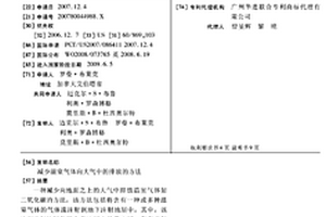 减少温室气体向大气中的排放的方法