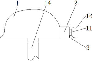 便于调节照射灯角度的采矿用矿工帽