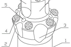 用于采矿提高爆破效果的扩孔钎头