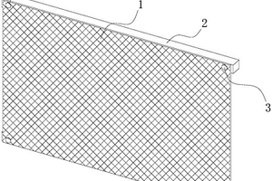 金属采矿工作用采挂网装置