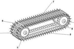 适用于海底采矿车的仿蟹足履带及其使用方法