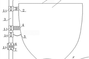海洋采矿提升立管的固定装置