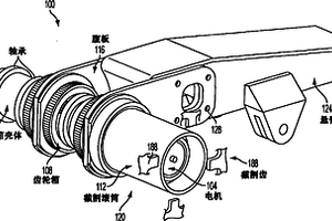 包含其电机和齿轮箱的截割头