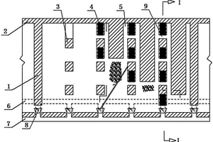 同步形成间隔矿柱的中深孔房柱法