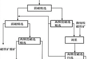 从含金、铁氧化矿提金尾渣中高效回收铁矿系统