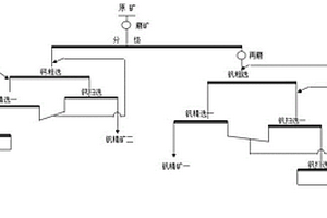 钙质与硅质混合型石煤钒矿的分级选矿方法